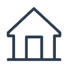 house-icon Icon representing a simple house.